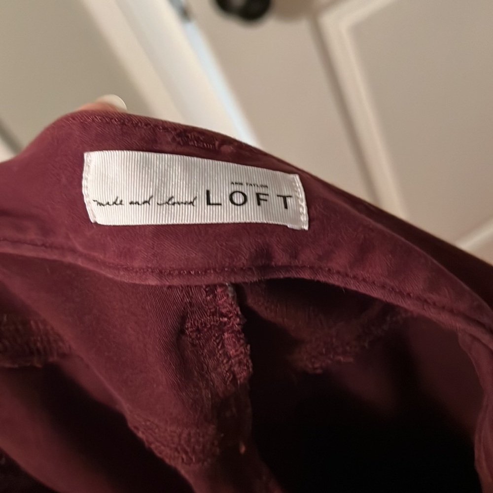 LOFT sateen skinny pants - Picture 10 of 10